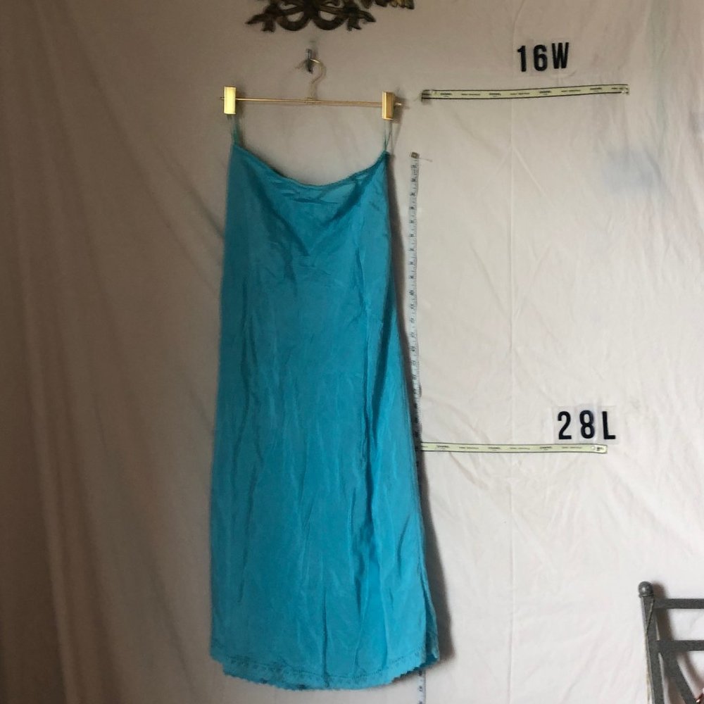 Solstice Aqua with laced top skirt size Small